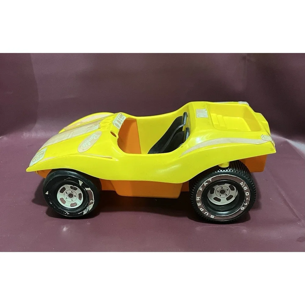 Vintage 1972 Barbie Goin' Camping Breezy Buggy Car Beach Dune Buggy Made In USA